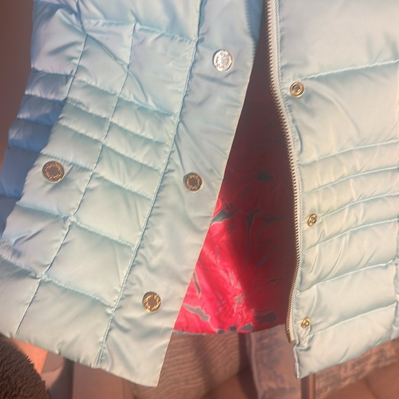 Lilly Pulitzer Isabelle Vest Size XXS Light Blue NWOT Never Worn - Picture 3 of 6